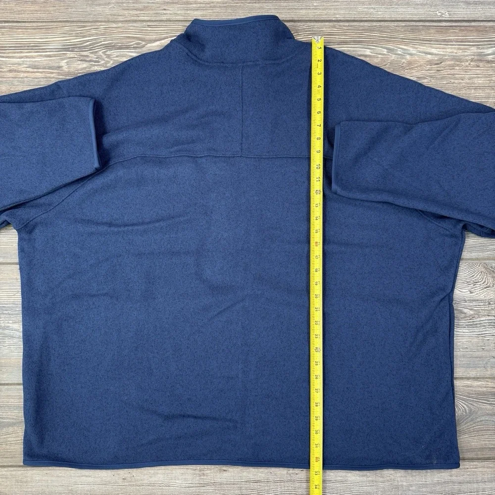 North Face Mens Front Range‎ Full Zip Fleece Jacket Navy Heather Size 5XL NEW